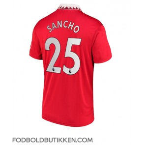 Manchester United Jadon Sancho #25 Hjemmebanetrøje 2022-23 Kortærmet